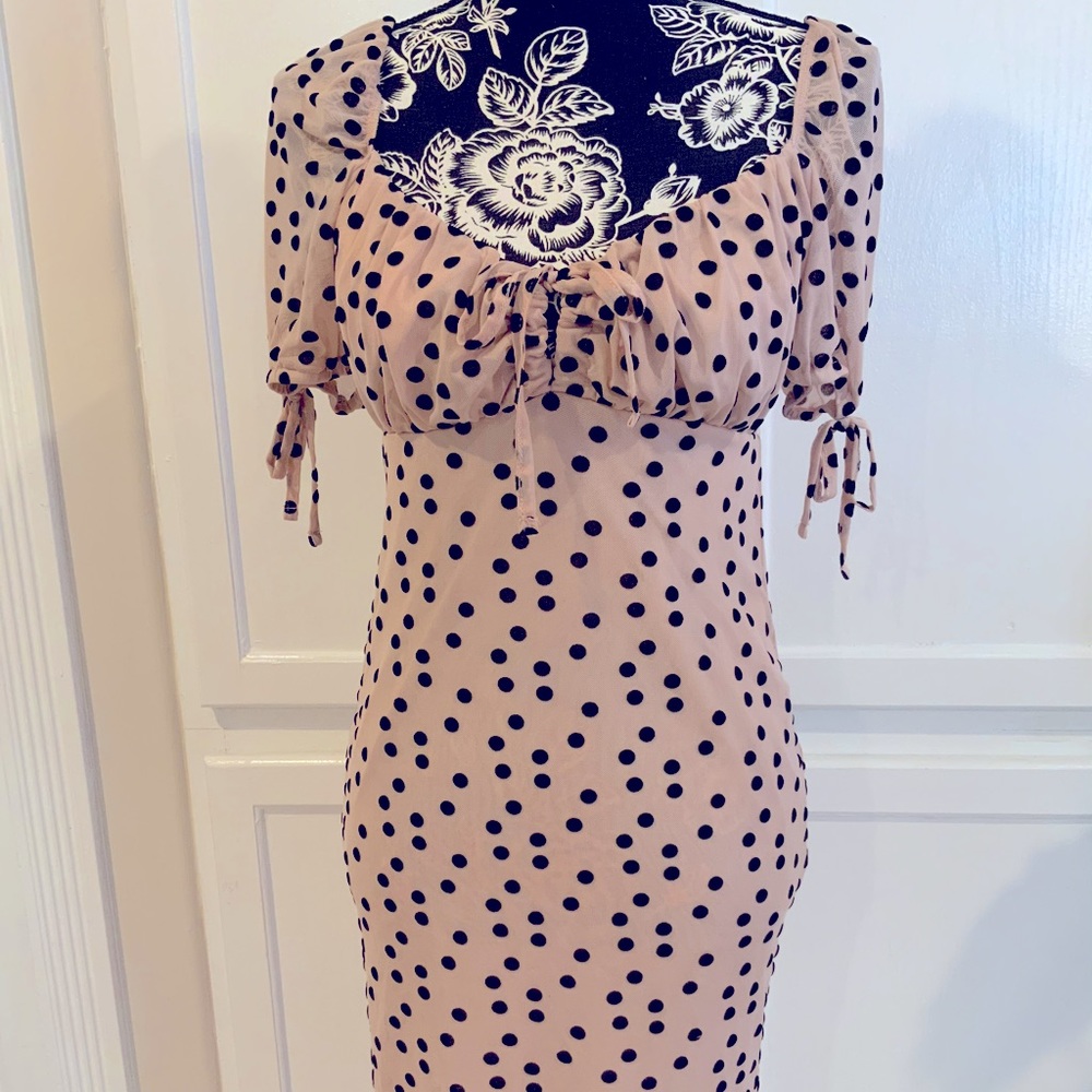 Top Shop polka dot dress